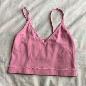 Garage Pink Sofi Seamless V-Neck Cami Top Size:XS